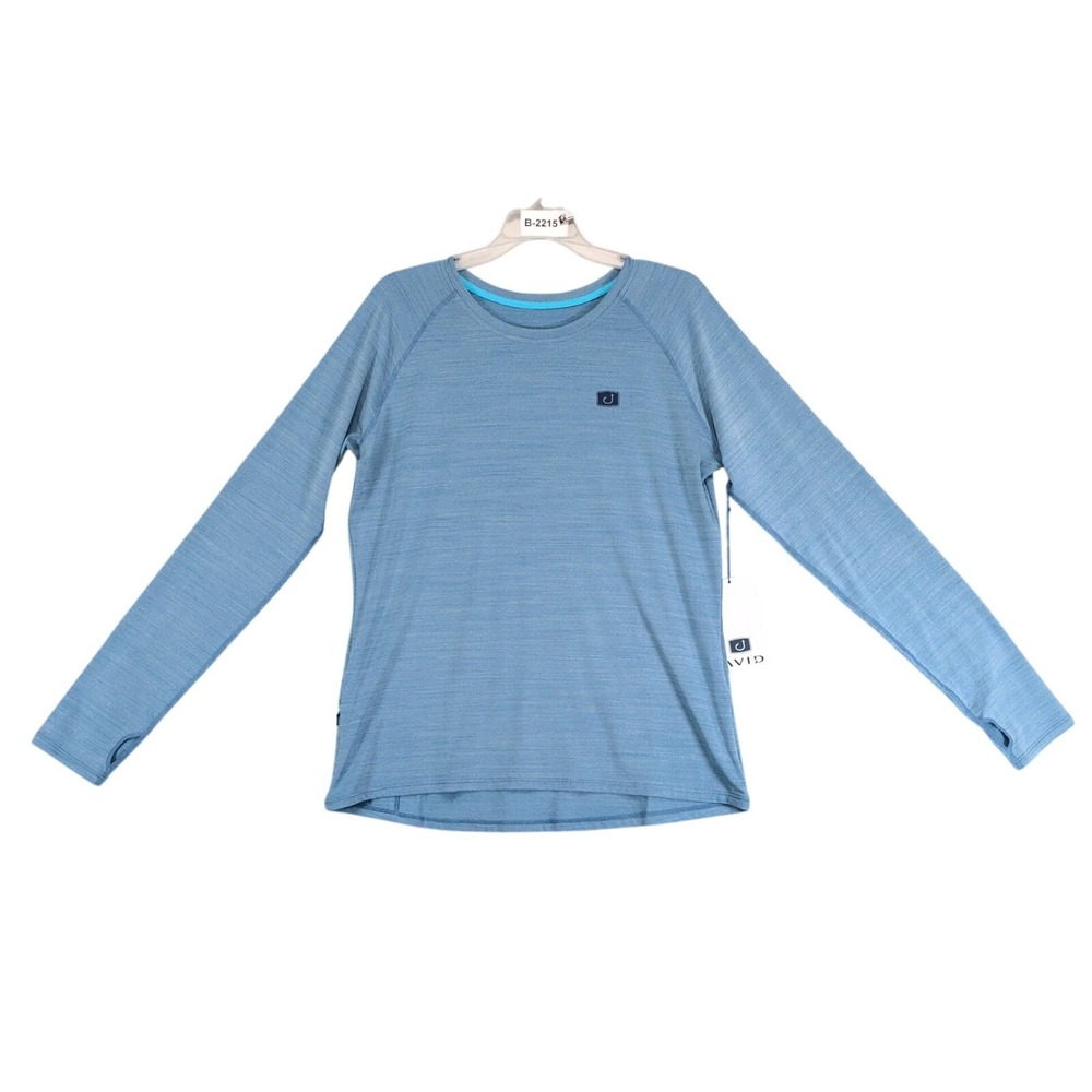 NWT Avid Blue Pacifico Crew T-Shirt Womens XL UPF 50+ Fishing Performance Beach